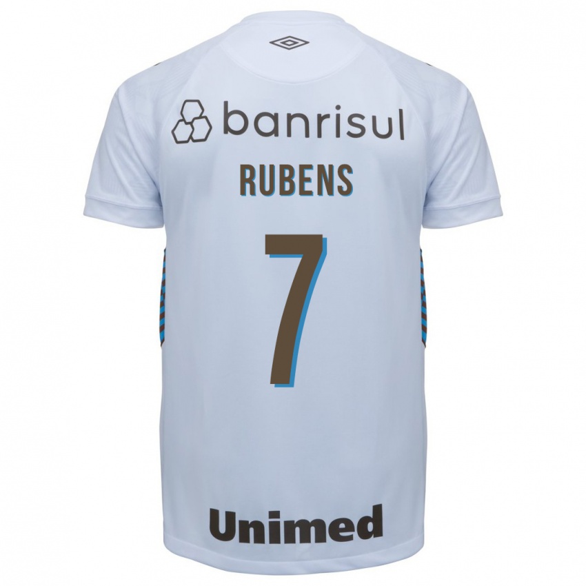 Kinder Rubens #7 Weiß Auswärtstrikot Trikot 2023/24 T-Shirt Belgien