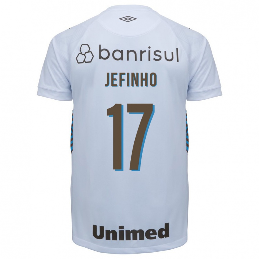 Kinder Jefinho #17 Weiß Auswärtstrikot Trikot 2023/24 T-Shirt Belgien