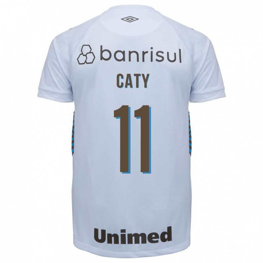 Kinder Caty #11 Weiß Auswärtstrikot Trikot 2023/24 T-Shirt Belgien