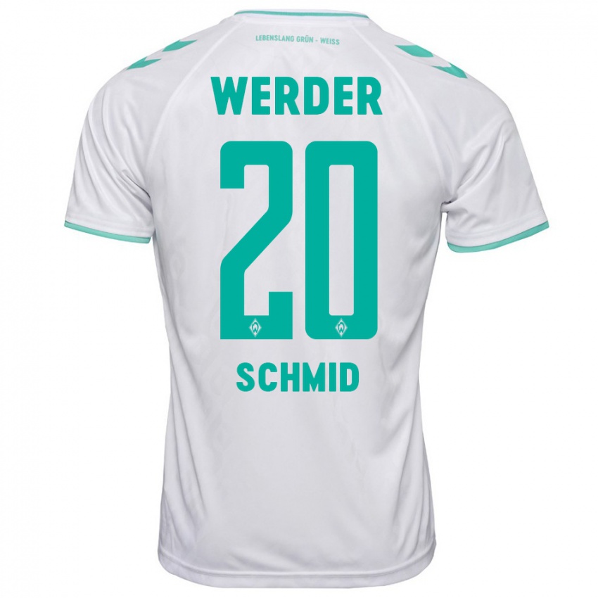 Kinderen Romano Schmid #20 Wit Uitshirt Uittenue 2023/24 T-Shirt België