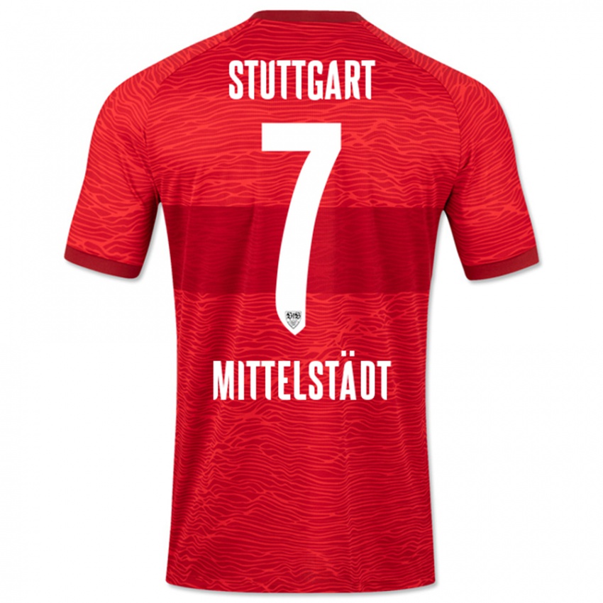 Kinderen Maximilian Mittelstädt #7 Rood Uitshirt Uittenue 2023/24 T-Shirt België