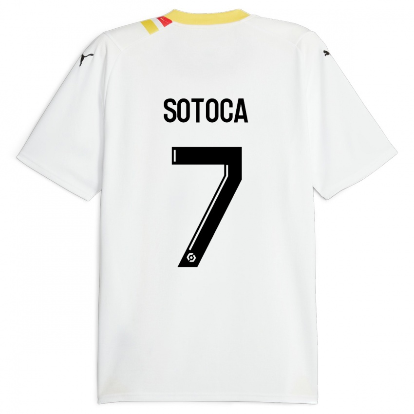 Kinderen Florian Sotoca #7 Zwart Uitshirt Uittenue 2023/24 T-Shirt België