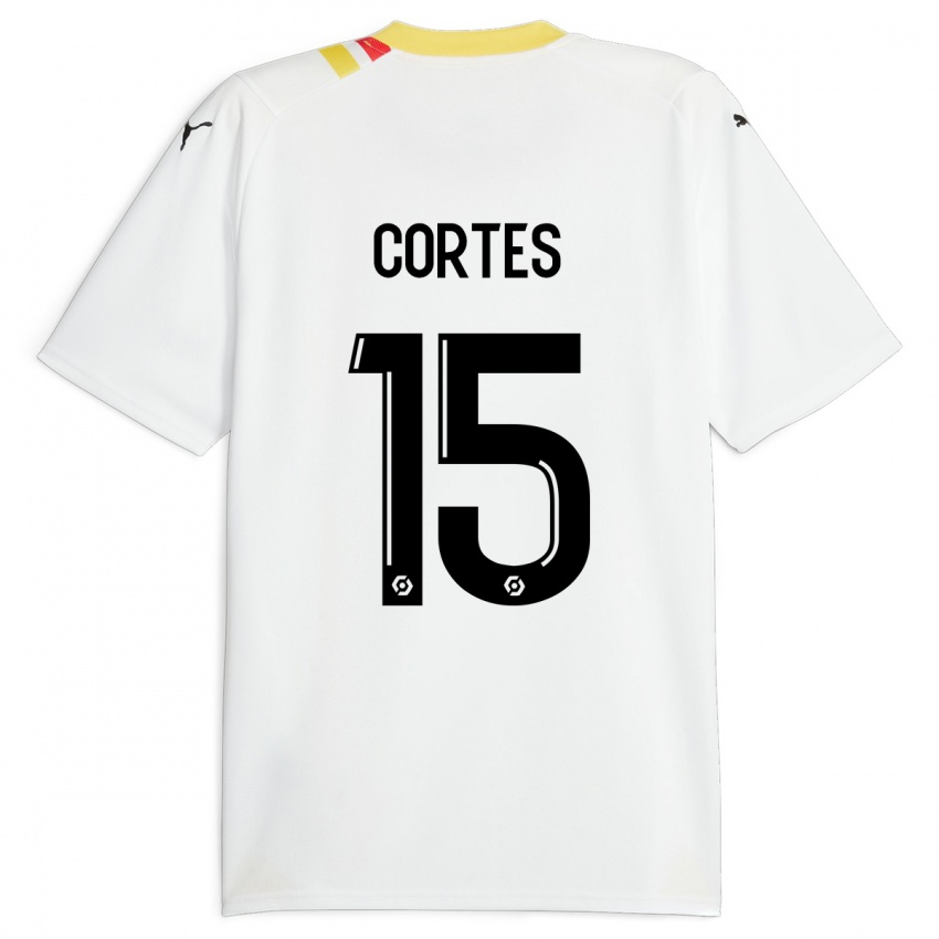 Kinderen Óscar Cortés #15 Zwart Uitshirt Uittenue 2023/24 T-Shirt België