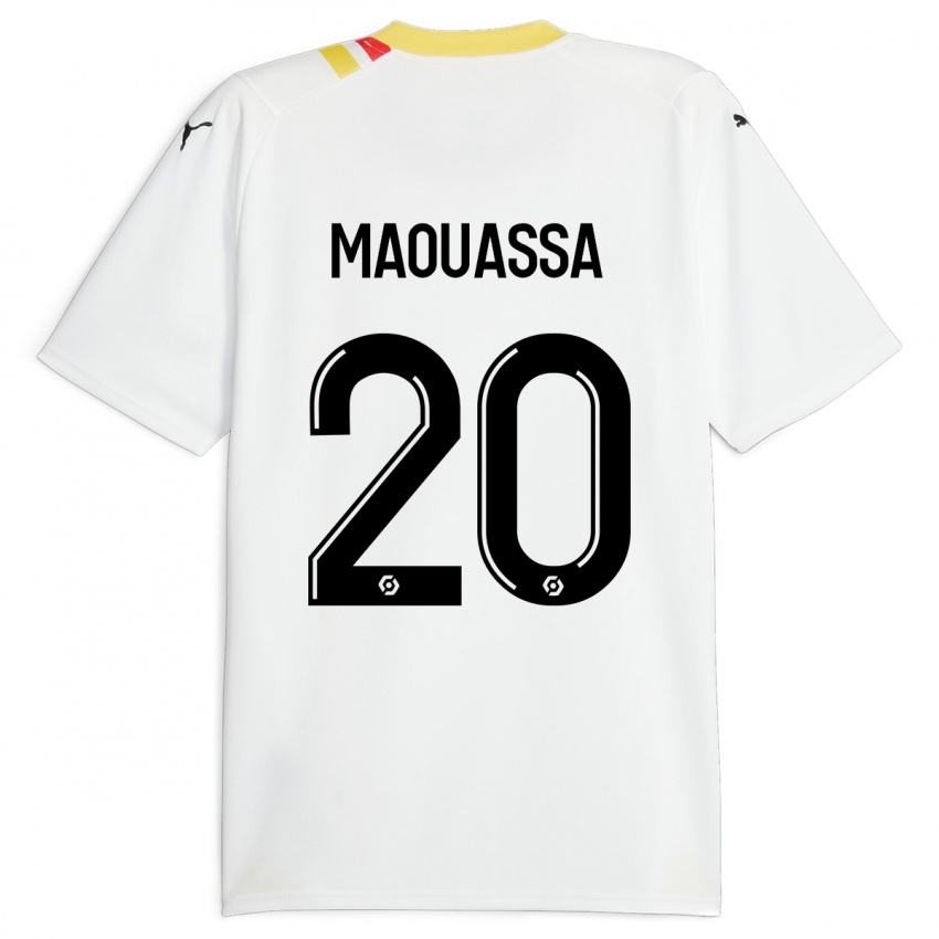 Kinderen Faitout Maouassa #20 Zwart Uitshirt Uittenue 2023/24 T-Shirt België