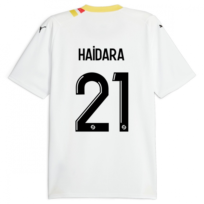 Kinderen Massadio Haidara #21 Zwart Uitshirt Uittenue 2023/24 T-Shirt België