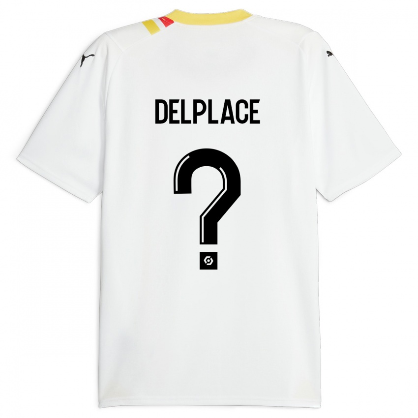 Kinderen Adam Delplace #0 Zwart Uitshirt Uittenue 2023/24 T-Shirt België