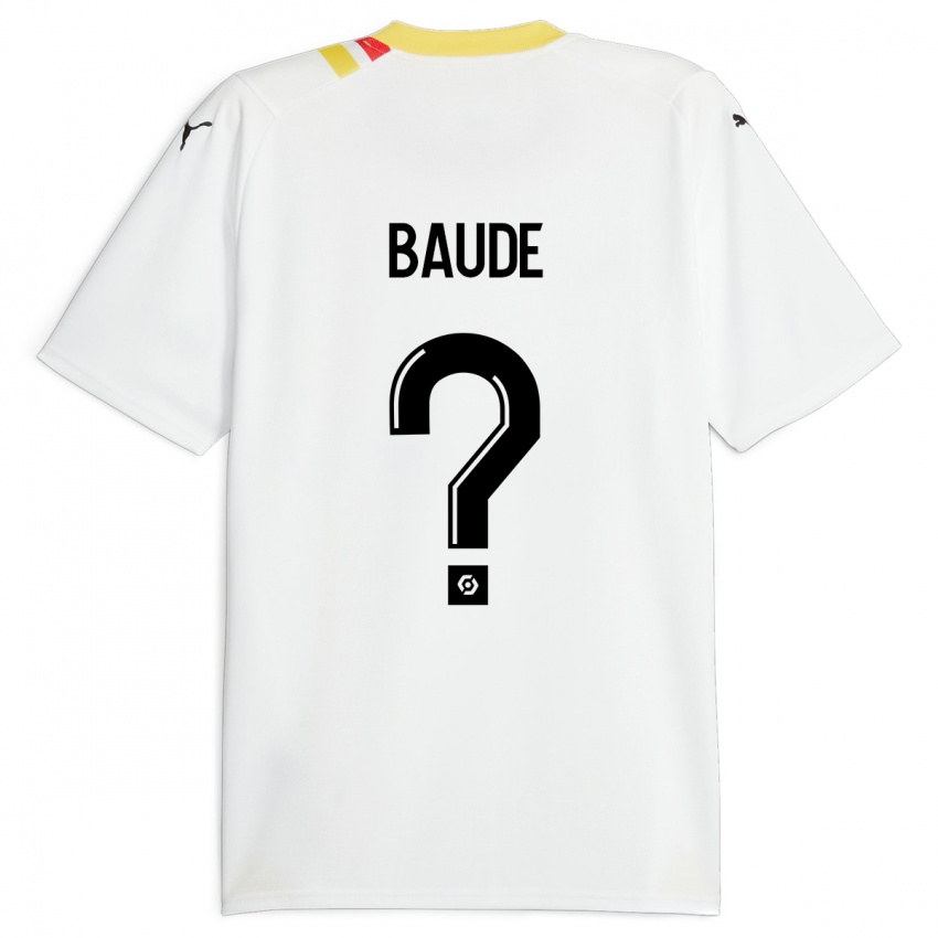 Kinderen Léo Baudé #0 Zwart Uitshirt Uittenue 2023/24 T-Shirt België