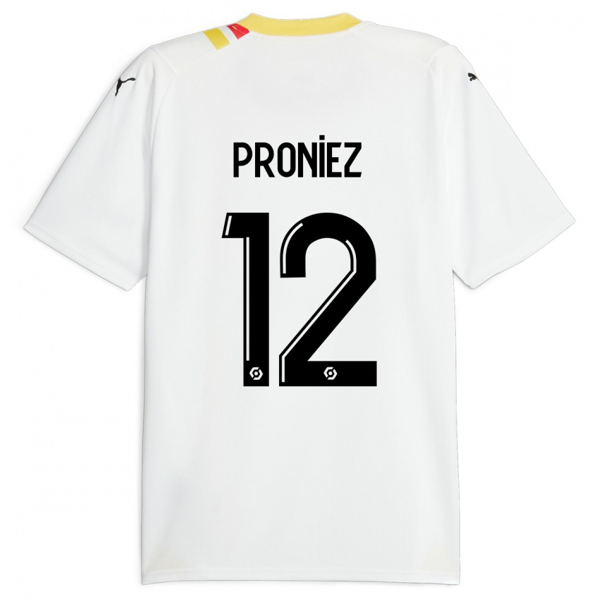 Kinderen Fany Proniez #12 Zwart Uitshirt Uittenue 2023/24 T-Shirt België