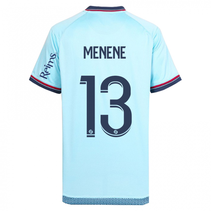 Kinderen Meyong Menene #13 Hemelsblauw Uitshirt Uittenue 2023/24 T-Shirt België