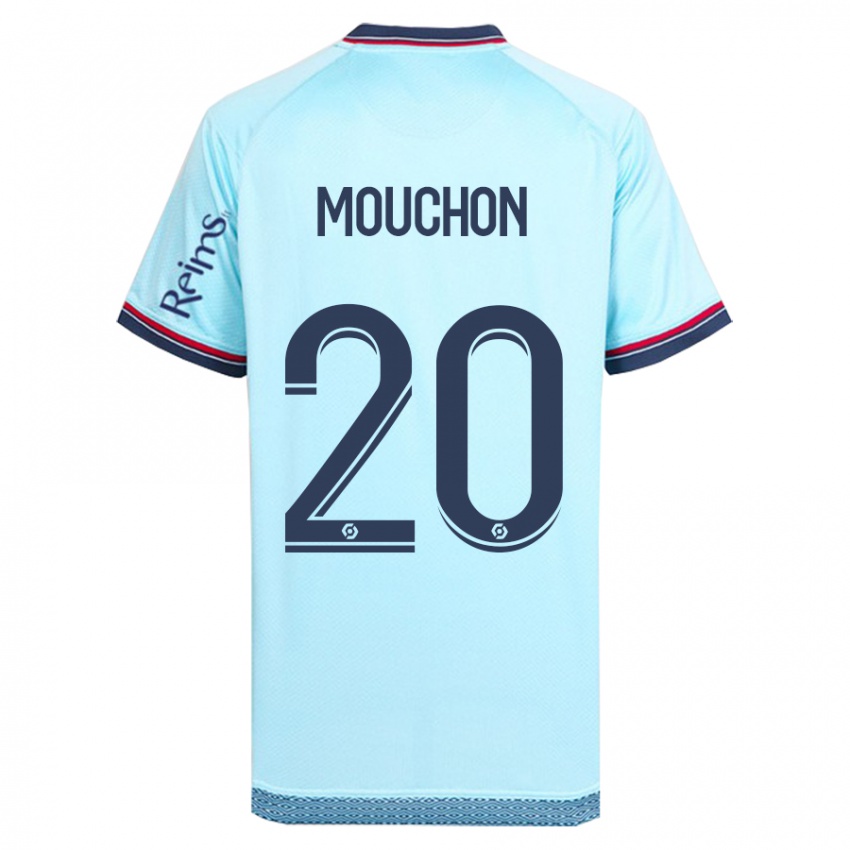 Kinderen Noemie Mouchon #20 Hemelsblauw Uitshirt Uittenue 2023/24 T-Shirt België