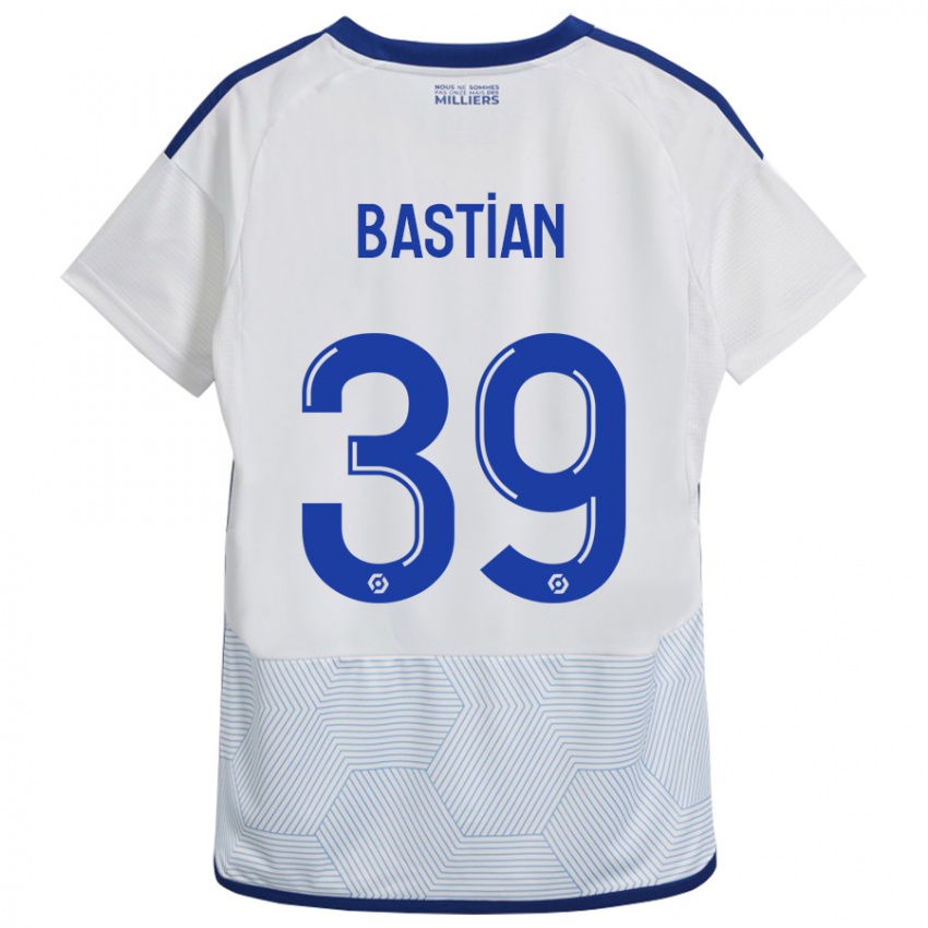 Kinderen Maxime Bastian #39 Wit Uitshirt Uittenue 2023/24 T-Shirt België