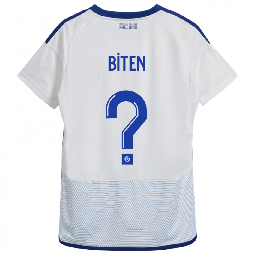 Kinderen Clancy Valère Biten #0 Wit Uitshirt Uittenue 2023/24 T-Shirt België