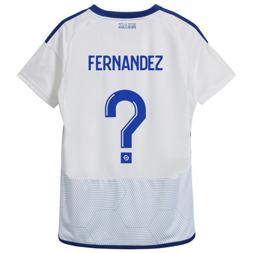 Kinderen Elies Araar Fernandez #0 Wit Uitshirt Uittenue 2023/24 T-Shirt België