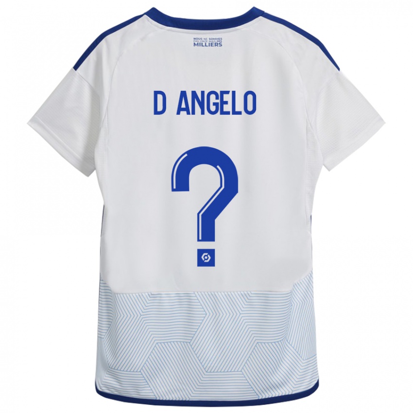 Kinderen Gianni D'angelo #0 Wit Uitshirt Uittenue 2023/24 T-Shirt België