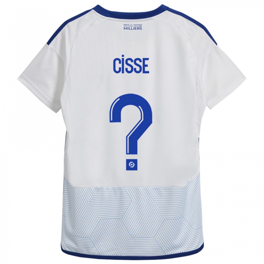 Kinderen Louis Cisse #0 Wit Uitshirt Uittenue 2023/24 T-Shirt België