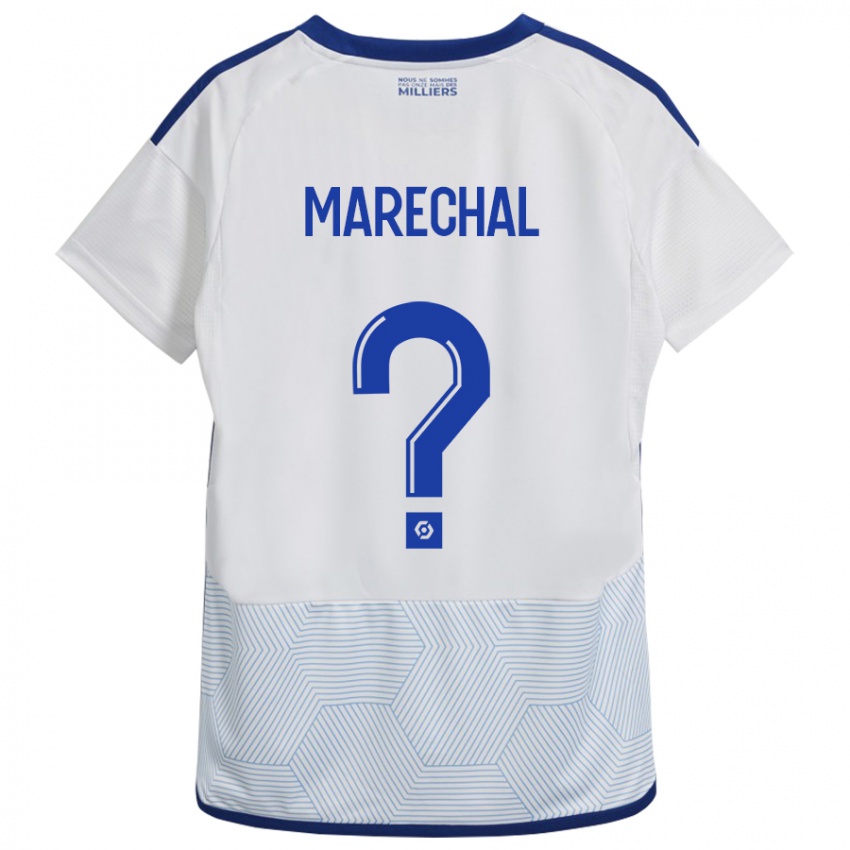 Kinderen Max Marechal #0 Wit Uitshirt Uittenue 2023/24 T-Shirt België