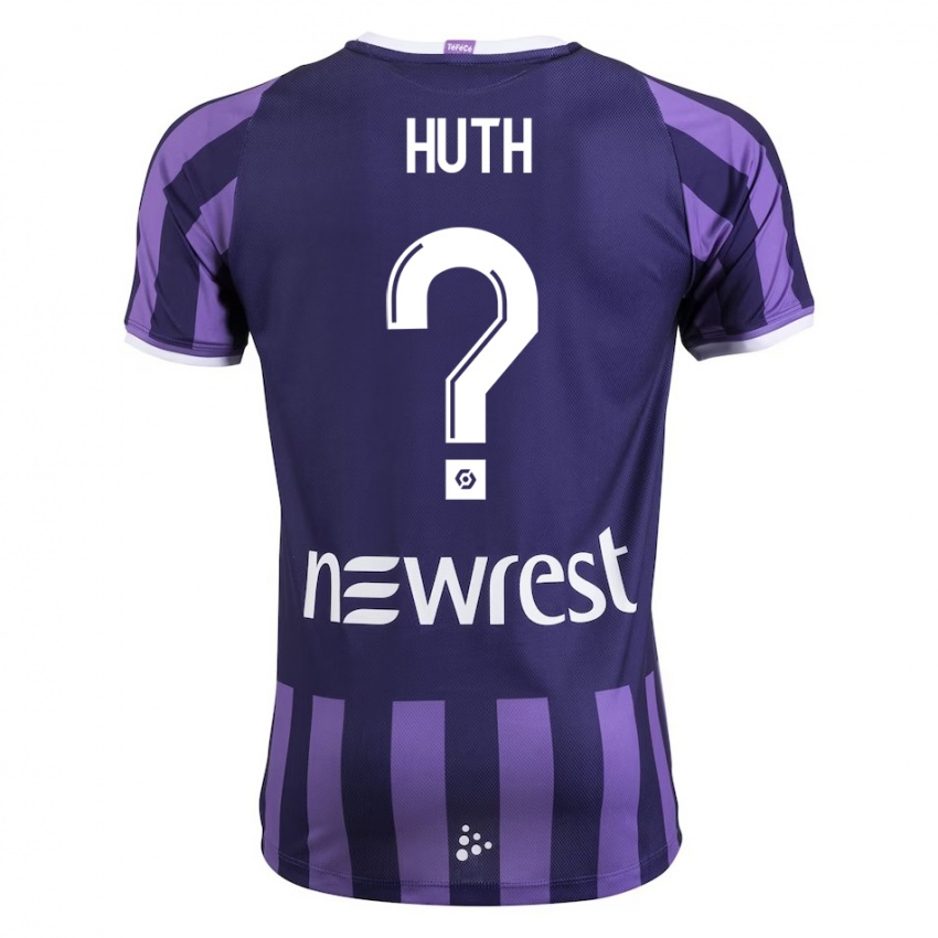 Kinderen Lony Huth #0 Paars Uitshirt Uittenue 2023/24 T-Shirt België