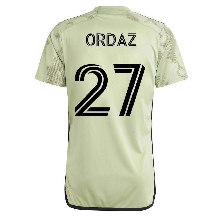 Kinderen Nathan Ordaz #27 Groente Uitshirt Uittenue 2023/24 T-Shirt België