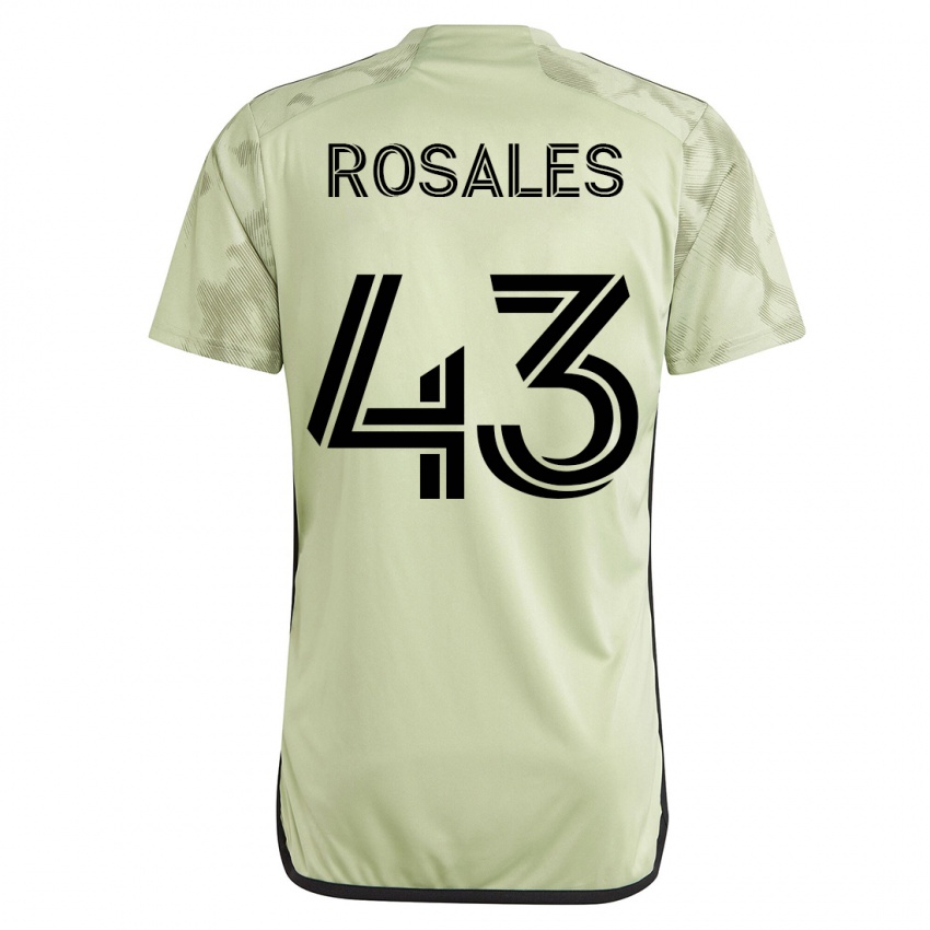 Kinderen Diego Rosales #43 Groente Uitshirt Uittenue 2023/24 T-Shirt België