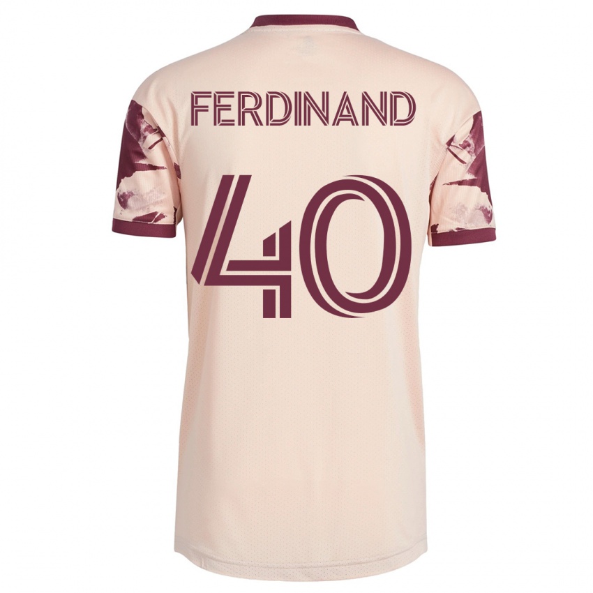 Kinderen Keesean Ferdinand #40 Gebroken Wit Uitshirt Uittenue 2023/24 T-Shirt België