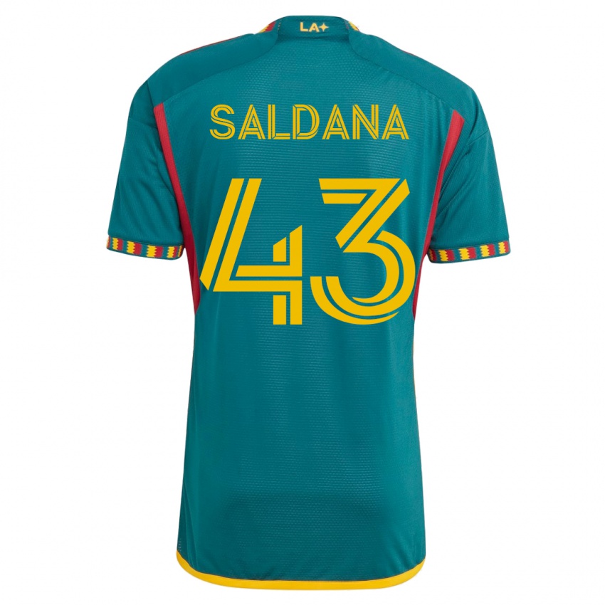 Kinderen Adam Saldaña #43 Groente Uitshirt Uittenue 2023/24 T-Shirt België