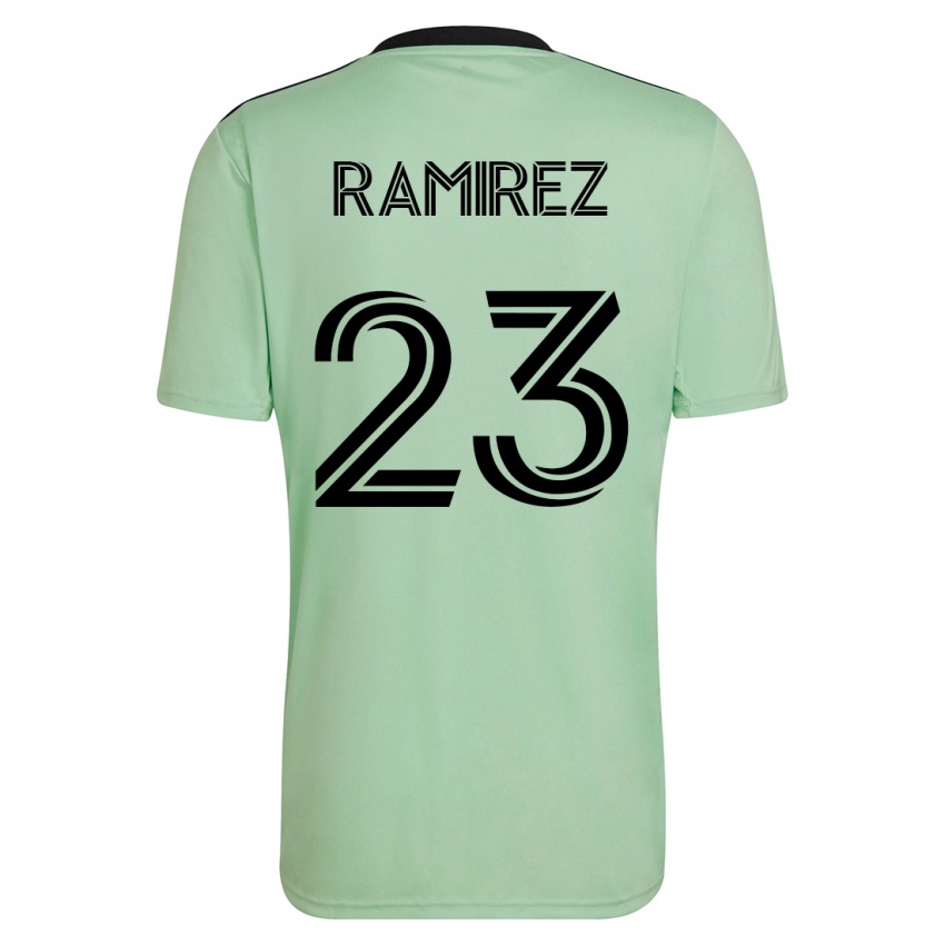 Kinderen Alonso Ramírez #23 Licht Groen Uitshirt Uittenue 2023/24 T-Shirt België