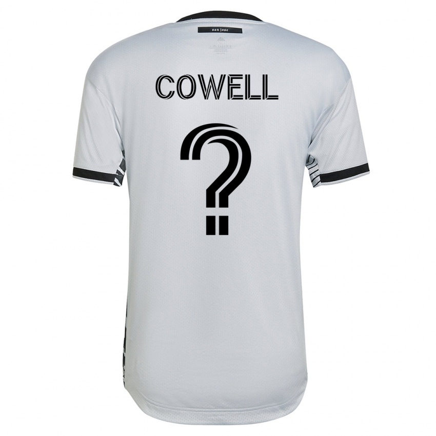 Kinderen Chance Cowell #0 Wit Uitshirt Uittenue 2023/24 T-Shirt België