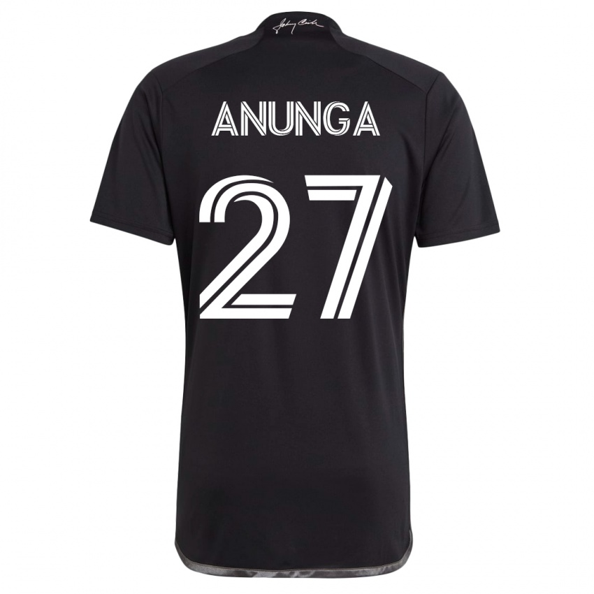 Kinderen Tah Anunga #27 Zwart Uitshirt Uittenue 2023/24 T-Shirt België