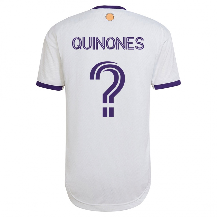 Kinderen Lucas Quiñones #0 Wit Uitshirt Uittenue 2023/24 T-Shirt België