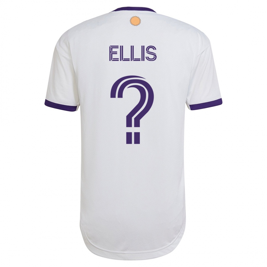 Kinderen Justin Ellis #0 Wit Uitshirt Uittenue 2023/24 T-Shirt België