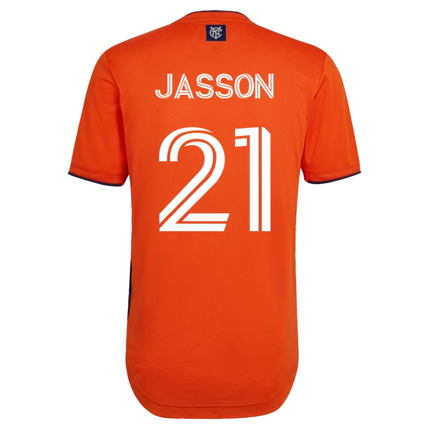 Kinder Andres Jasson #21 Schwarz Auswärtstrikot Trikot 2023/24 T-Shirt Belgien