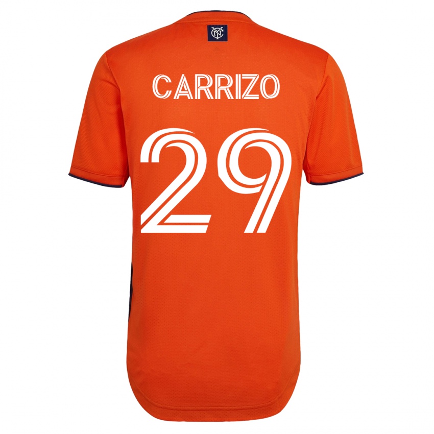 Kinder Máximo Carrizo #29 Schwarz Auswärtstrikot Trikot 2023/24 T-Shirt Belgien