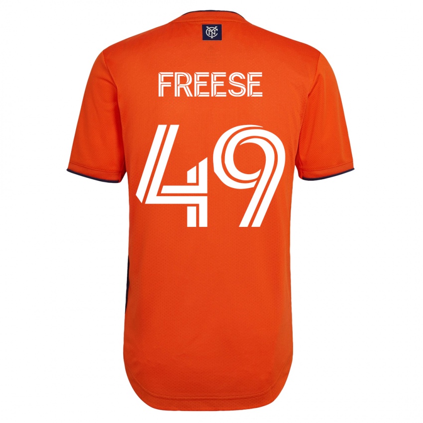 Kinder Matt Freese #49 Schwarz Auswärtstrikot Trikot 2023/24 T-Shirt Belgien