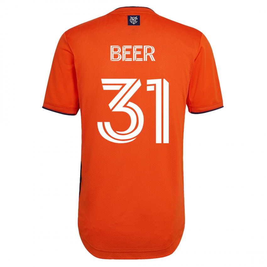 Kinder Jack Beer #31 Schwarz Auswärtstrikot Trikot 2023/24 T-Shirt Belgien