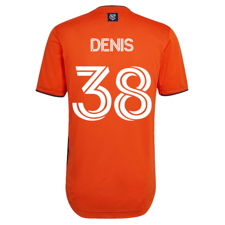 Kinder John Denis #38 Schwarz Auswärtstrikot Trikot 2023/24 T-Shirt Belgien