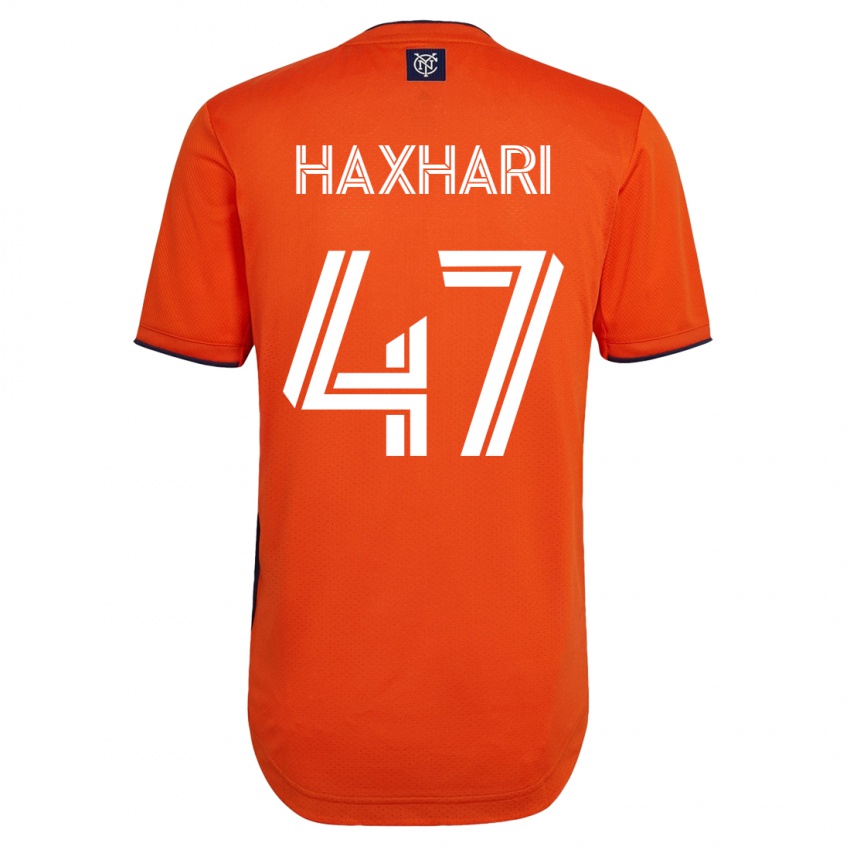 Kinder Klevis Haxhari #47 Schwarz Auswärtstrikot Trikot 2023/24 T-Shirt Belgien