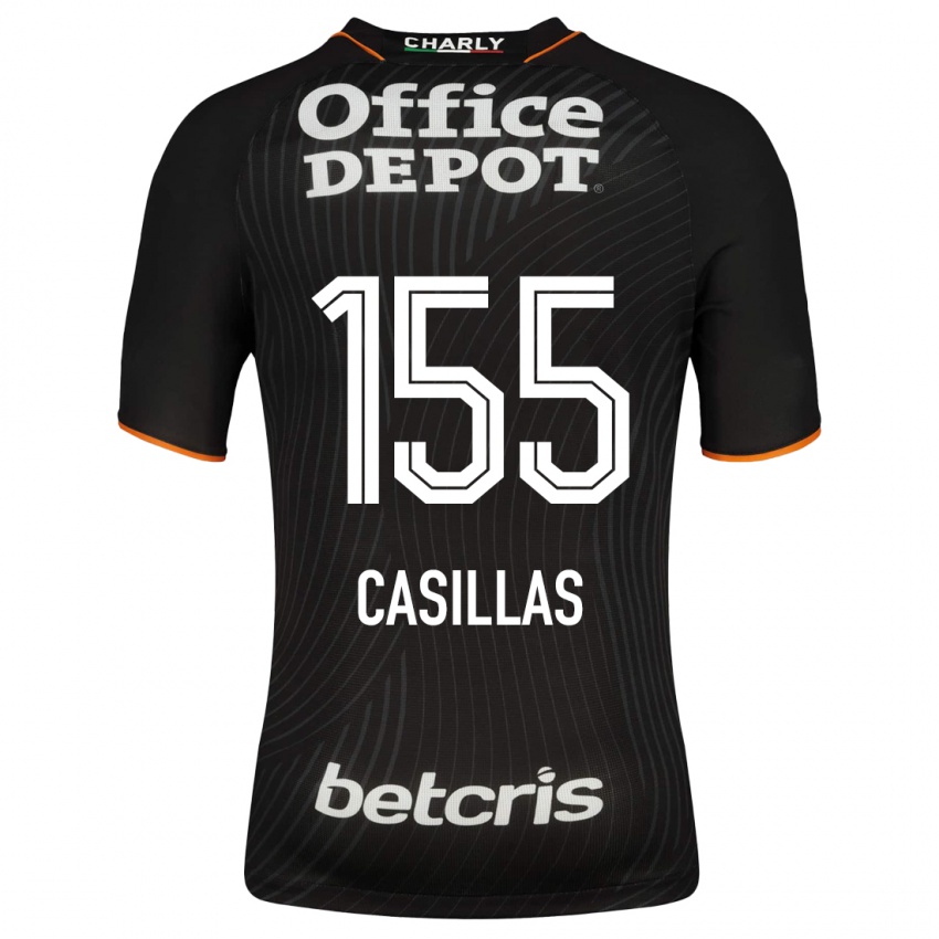 Kinderen Johan Casillas #155 Zwart Uitshirt Uittenue 2023/24 T-Shirt België