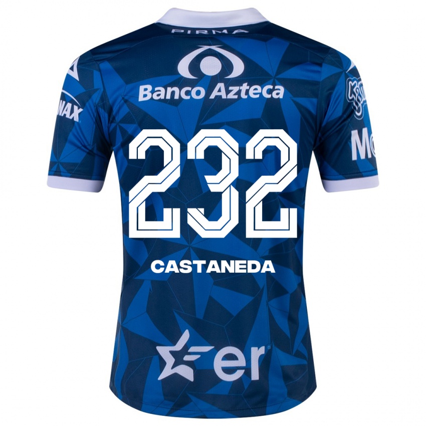 Kinderen Ángel Castañeda #232 Blauw Uitshirt Uittenue 2023/24 T-Shirt België