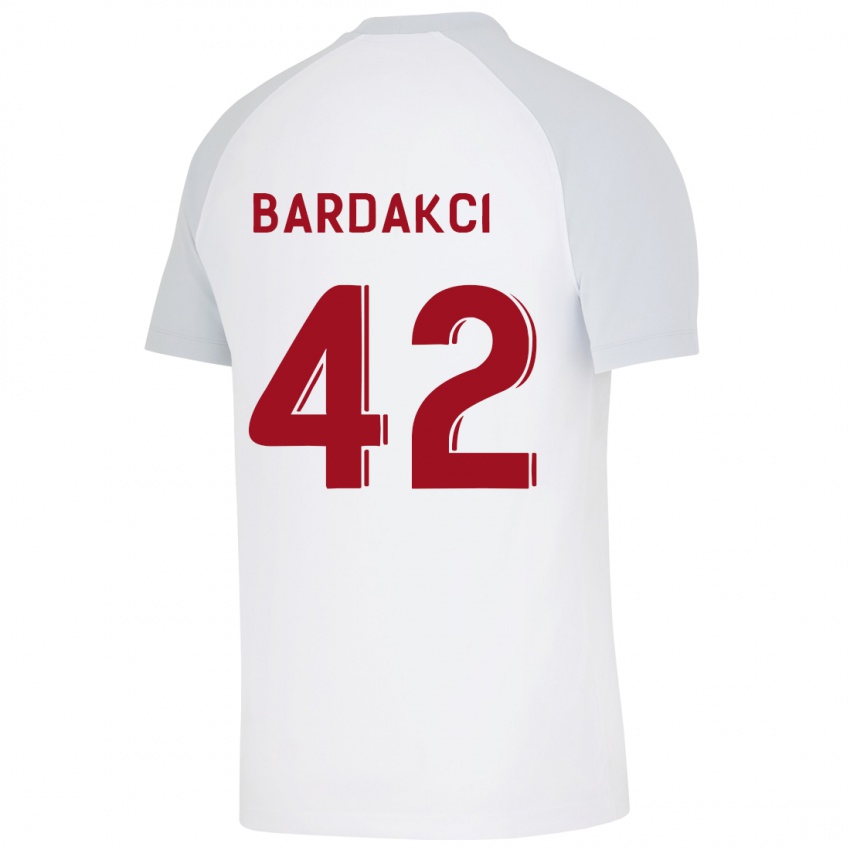 Kinderen Abdülkerim Bardakcı #42 Wit Uitshirt Uittenue 2023/24 T-Shirt België