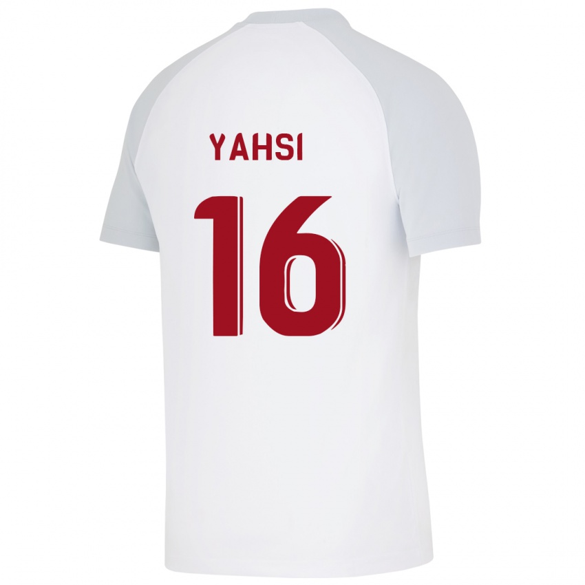 Kinderen Ismail Yahsi #16 Wit Uitshirt Uittenue 2023/24 T-Shirt België