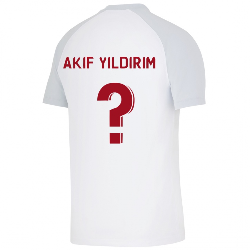 Kinder Mehmet Akif Yıldırım #0 Weiß Auswärtstrikot Trikot 2023/24 T-Shirt Belgien