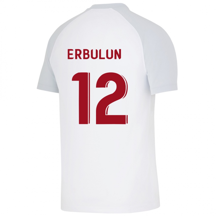 Kinder Helin Erbulun #12 Weiß Auswärtstrikot Trikot 2023/24 T-Shirt Belgien