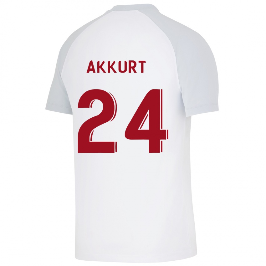 Kinderen Arzu Akkurt #24 Wit Uitshirt Uittenue 2023/24 T-Shirt België