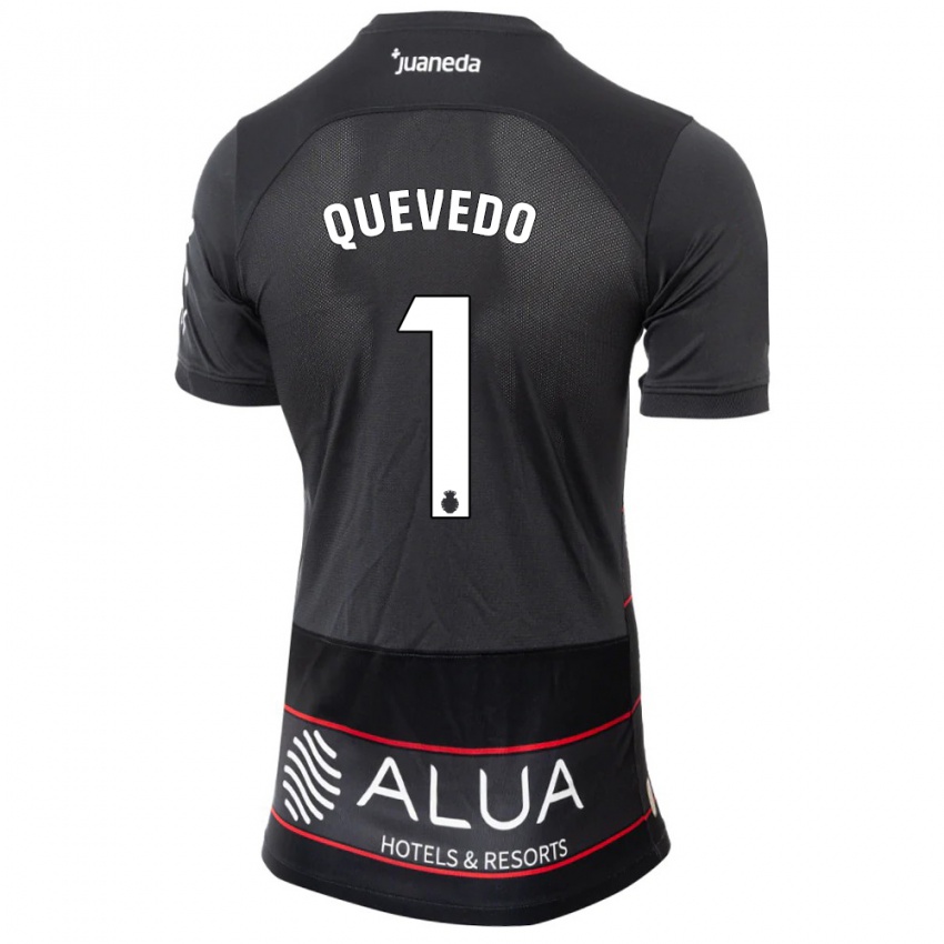 Kinderen Alex Quevedo #1 Zwart Uitshirt Uittenue 2023/24 T-Shirt België