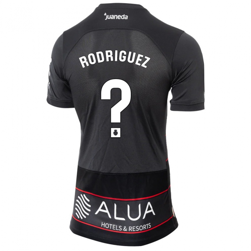 Kinderen Gabriel Rodríguez #0 Zwart Uitshirt Uittenue 2023/24 T-Shirt België