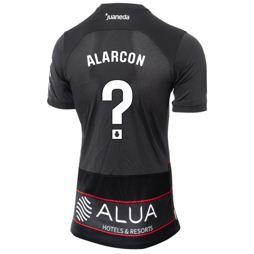 Kinderen Raúl Alarcón #0 Zwart Uitshirt Uittenue 2023/24 T-Shirt België