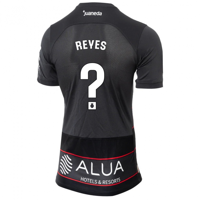 Kinderen Borja Reyes #0 Zwart Uitshirt Uittenue 2023/24 T-Shirt België
