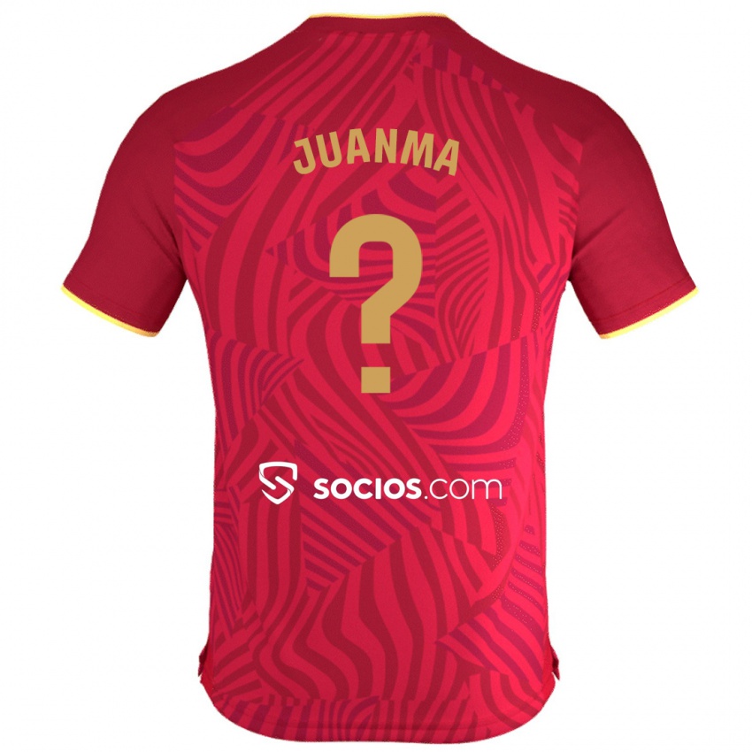 Kinderen Juanma #0 Rood Uitshirt Uittenue 2023/24 T-Shirt België