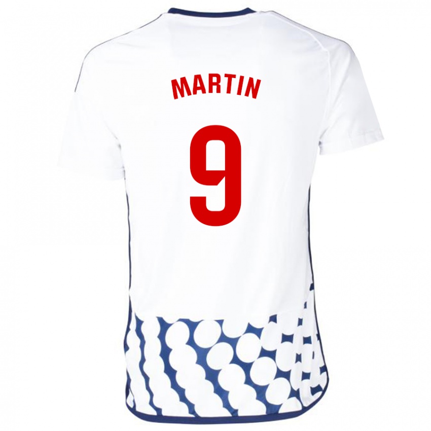 Kinderen Carlos Martin #9 Wit Uitshirt Uittenue 2023/24 T-Shirt België