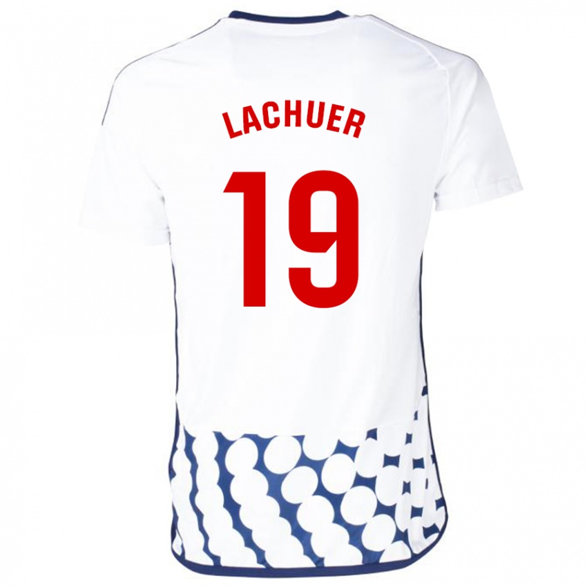 Kinderen Mathis Lachuer #19 Wit Uitshirt Uittenue 2023/24 T-Shirt België